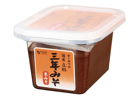 国内産立科三年みそ（米）/オーサワ