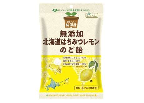 純国産北海道はちみつレモンのど飴/ノースカラーズ