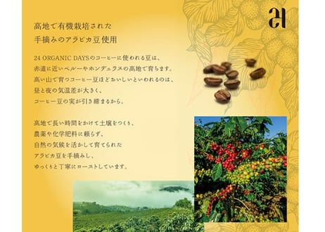 オーガニックインスタントコーヒー / 24 ORGANIC DAYS