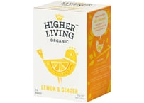 レモンジンジャー 有機 ハーブティー/Higher Living Organic(ハイアーリビング)