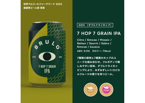 クラフトビール（0.5％低アルコール）/BRULO（ブルーロ）