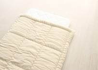 木から生まれたやさしいお昼寝掛布団 90cm x 120cm 純国産 アレルギー・アトピー対策 木から生まれたアレルギーフリーの自然素材生地「沐布」使用