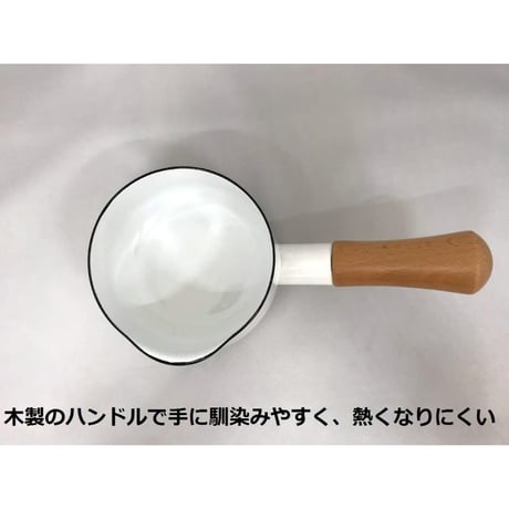 富士ホーロー Fuji Horo ミルクパン レッド 12cm Solid SD-12M R