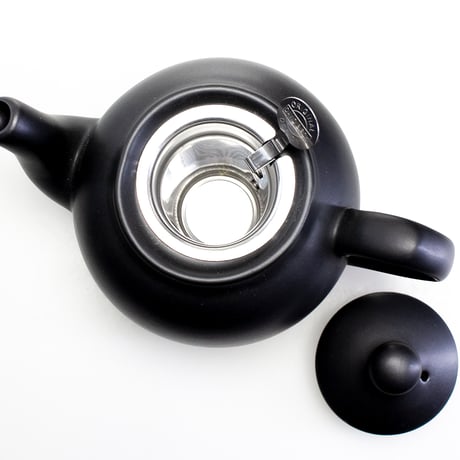 ロンドンポタリー ファームハウス ティーポット マットブラック 2CUP