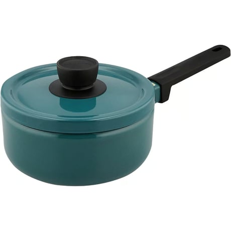 富士ホーロー Fuji Horo ソースパン スモークブルー 18cm Solid SD-18S SB