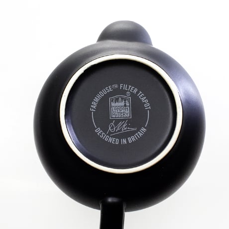 ロンドンポタリー ファームハウス ティーポット マットブラック 2CUP