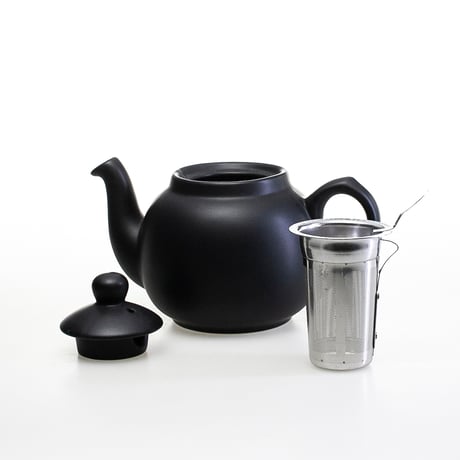 ロンドンポタリー ファームハウス ティーポット マットブラック 2CUP