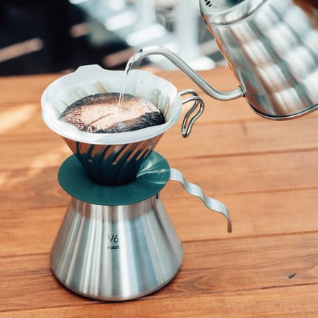 HARIO(ハリオ) V60メタルドリッパー 1?4杯用 シルバー