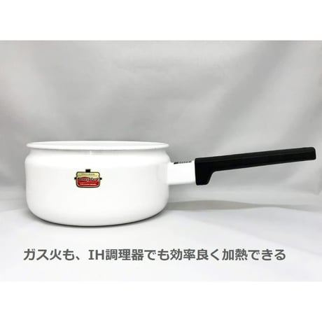 富士ホーロー Fuji Horo ソースパン レッド 18cm Solid SD-18S R