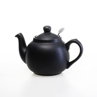 ロンドンポタリー ファームハウス ティーポット マットブラック 2CUP