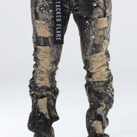 Paint Splatter Distressed Stack