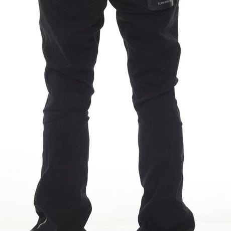 Cut and Sewn Panel Black Stacked Flare