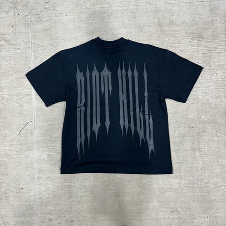 RIOT HILLT-SHIRT　BLACK✖️BLACK
