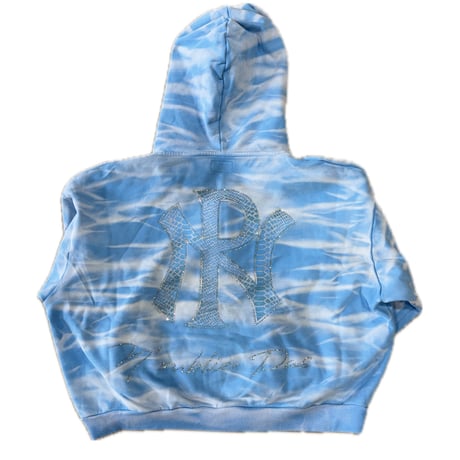 noublie pas Blue zebra zip up
