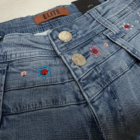 Dreams Embellished Double Waist Jorts