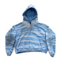 noublie pas Blue zebra zip up