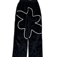 VALABASAS・DAHLIA VELOUR PANTS BLACK