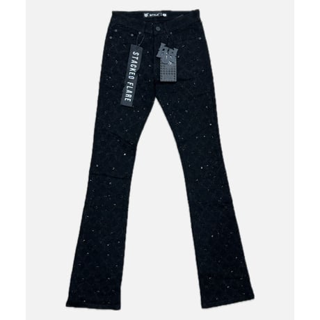 Premium Rhinestone Stacked Flare