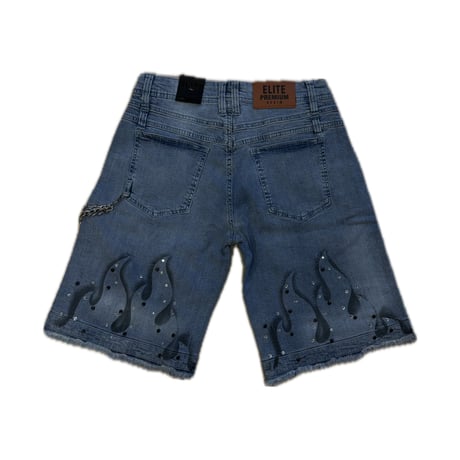 Dreams Embellished Double Waist Jorts
