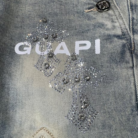 Faded Cross Denim