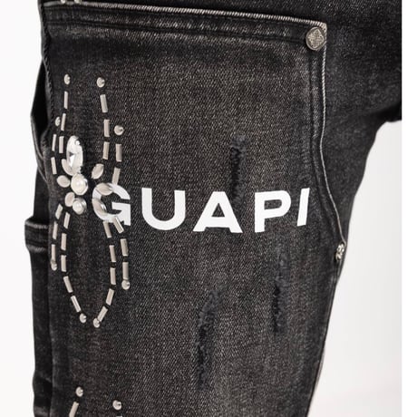 Obsidian Black Spider Denim V2