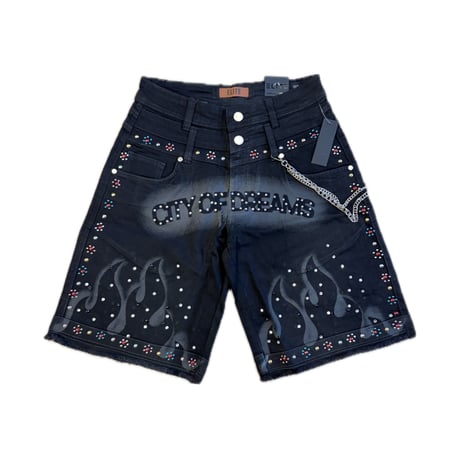 Dreams Embellished Double Waist Jorts