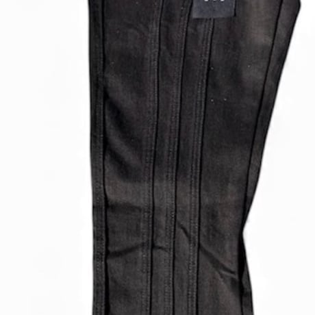 Cut and Sewn Panel Black Stacked Flare