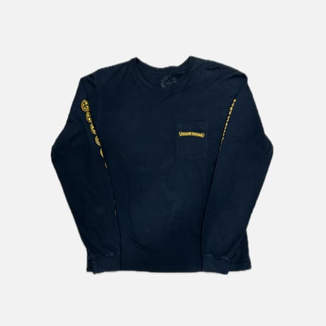 CHROME HEARTS CH Plus Yellow Cross Long Sleeve Tee