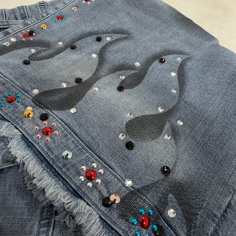 Dreams Embellished Double Waist Jorts
