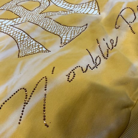noublie pas　yellow zebra zip up