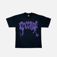 ST. MICHAEL TEE BLACK/PURPLE