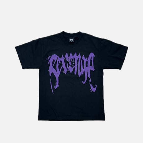 ST. MICHAEL TEE BLACK/PURPLE