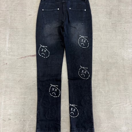 dontletmomfindout　flare denim
