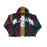 VALABASAS・SLIPPED GREEN HOODIE
