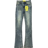 GUAPI Vintage Olive Pearls  denim