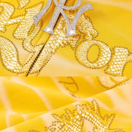 noublie pas　yellow zebra zip up