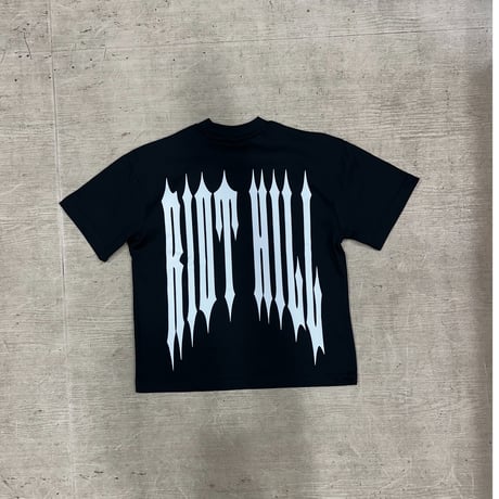 RIOT HILLT-SHIRT　BLACK✖️ White