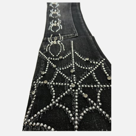 Obsidian Black Spider Denim V2