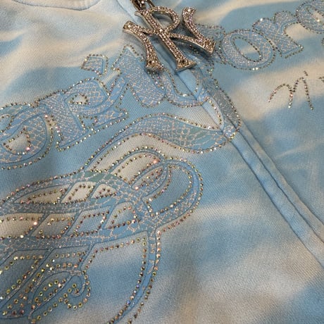 noublie pas Blue zebra zip up