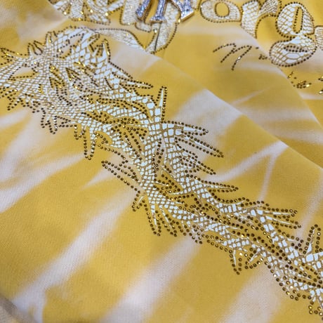 noublie pas　yellow zebra zip up