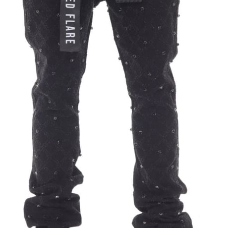 Premium Rhinestone Stacked Flare