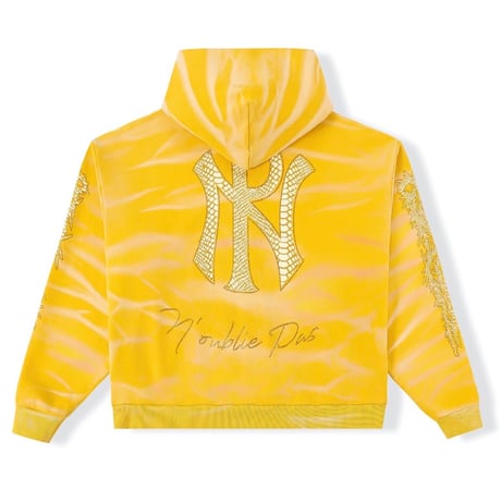 noublie pas　yellow zebra zip up