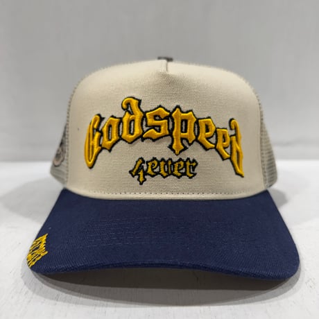 Gs-Forever-Trucker-Hat-Bone-Yellow-Navy-Boom