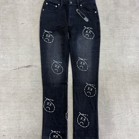 dontletmomfindout　flare denim