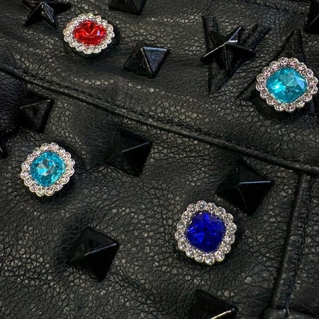 VALABASASIONWAX STACKED BLACK LEATHER