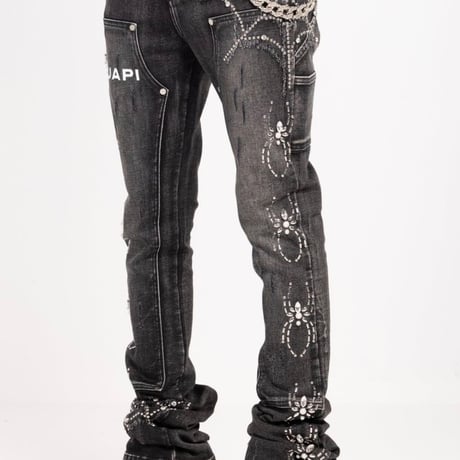 Obsidian Black Spider Denim V2