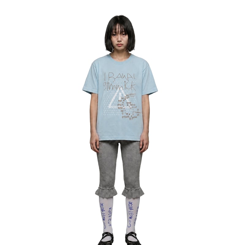 いらないギミックTシャツ（水色） | safeid