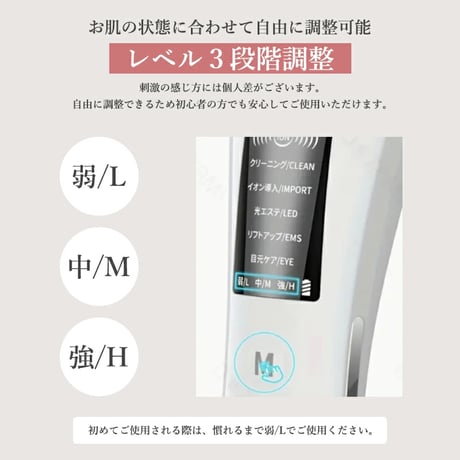 【バストケア美容器】多機能美顔器 ボルフィリンジェル30ml付き