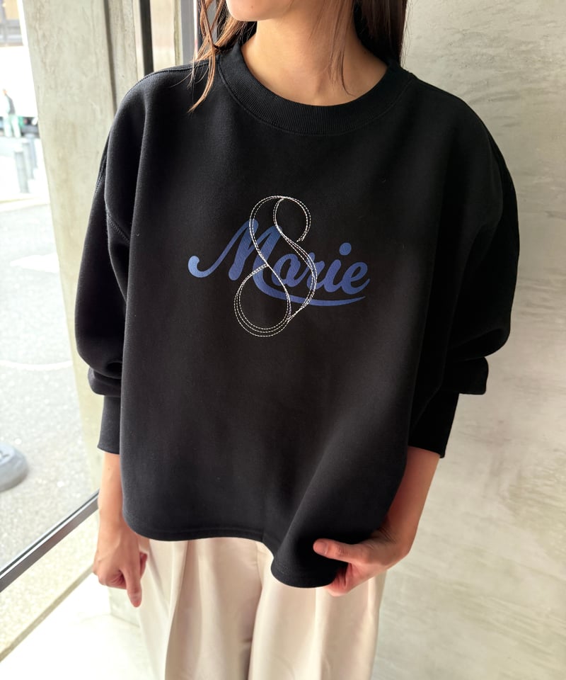 14123／裏起毛プリント×刺繍ロゴドルマンスウェット】 | MARIED'OR
