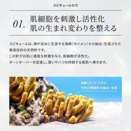 Make.iN DERMA ISM 100 HARI SPICULE＋ ヒト幹細胞 バランシングセラム 50mL｜マイクロニードル美容液 保湿 ハリケア 日本製